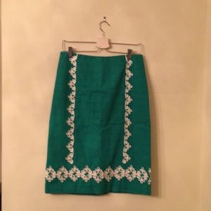 Green Boden skirt